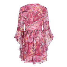 Load image into Gallery viewer, Pink/Orange Printed Boho Dress