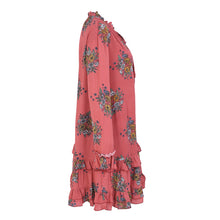 Load image into Gallery viewer, Orange Printed Boho Dress