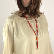 Load image into Gallery viewer, Cream Asymmetrical Linen Blend Long Casual Tunic