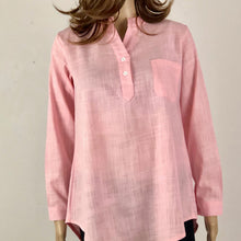Load image into Gallery viewer, Pink Linen Blend Shirt