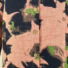 Load image into Gallery viewer, Vintage Linen Blend Long Tunic - Pink &amp; Blue