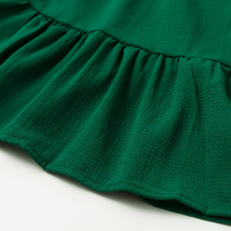 Dark Green Off Shoulder Boho Dress Nushka Dark Green Off Shoulder Boho Dress Nushka