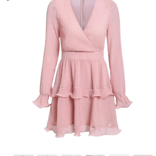 Pink Layered Dress