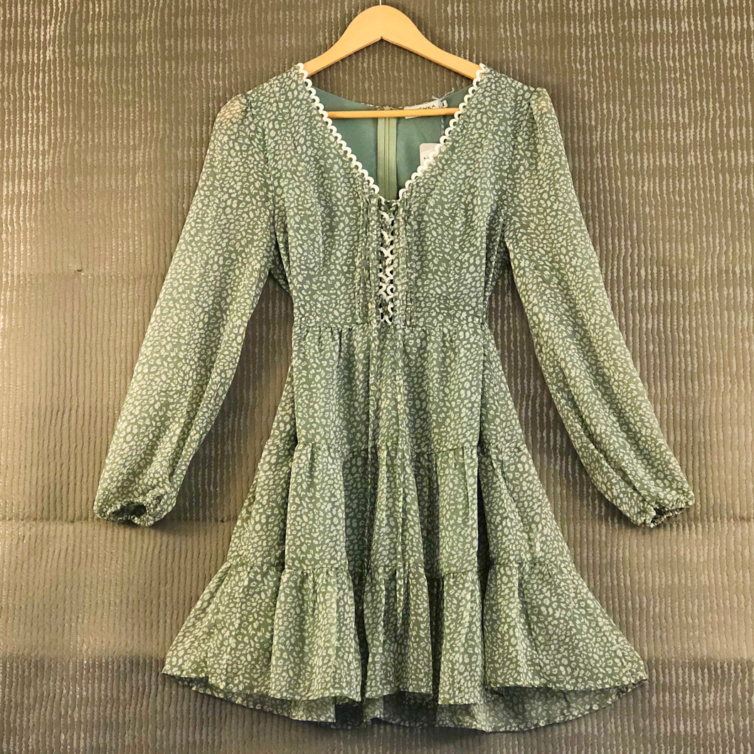 Mint Green Boho Dress