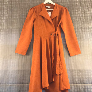 Wrap Dress - Orange
