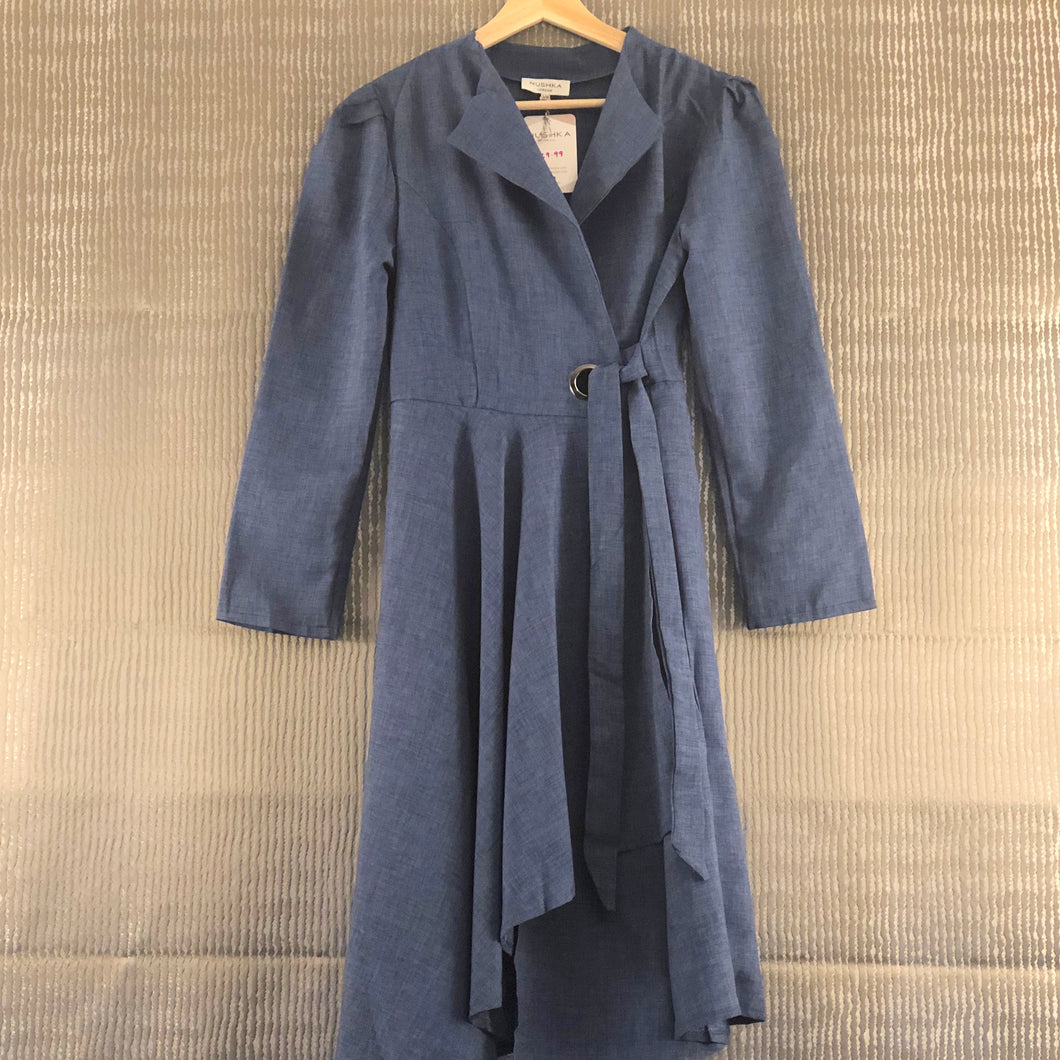 Wrap Dress - Blue