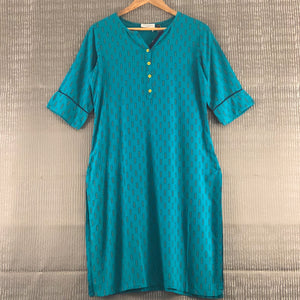 Turquoise Blue Kurti