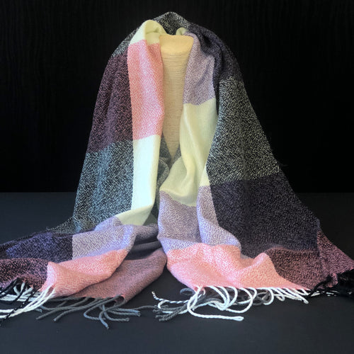 Pink Scarf with Tassles