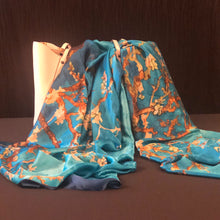 Load image into Gallery viewer, Van Gogh Almond Blossom Print Silk Scarf