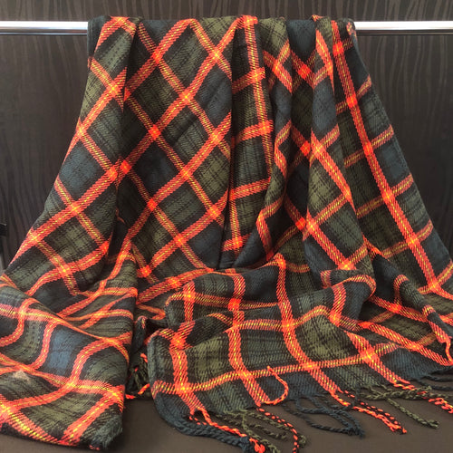 Winter Scarf - Red/Green