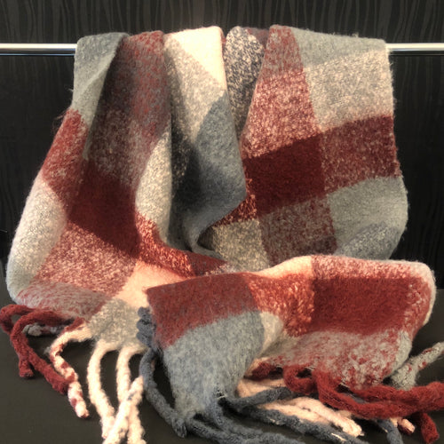 Thick Winter Scarf - Red