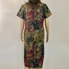 Load image into Gallery viewer, Linen Blend Dress with Tree Pattern - Warm