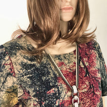 Load image into Gallery viewer, Linen Blend Dress with Tree Pattern - Warm